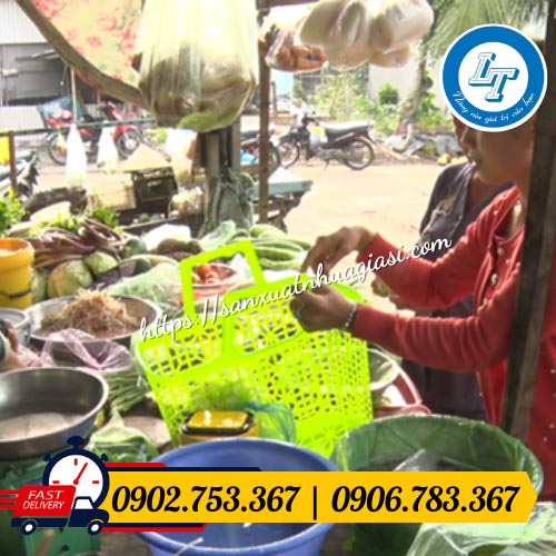 Làn nhựa đi chợ đã có mặt từ rất lâu Làn nhựa đi chợ đã có mặt từ rất lâu