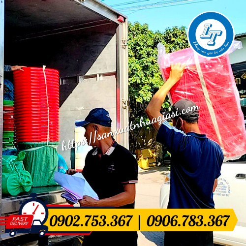 Vận chuyển sọt nhựa cho khách Vận chuyển sọt nhựa cho khách