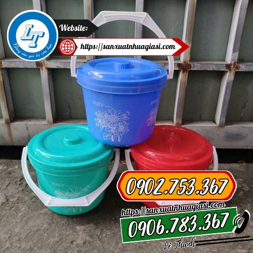 Màu sắc, thiết kế của xô nhựa bông Màu sắc, thiết kế của xô nhựa bông
