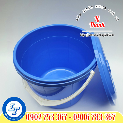 Cấu tạo bên trong xô nhựa tròn có nắp Cấu tạo bên trong xô nhựa tròn có nắp