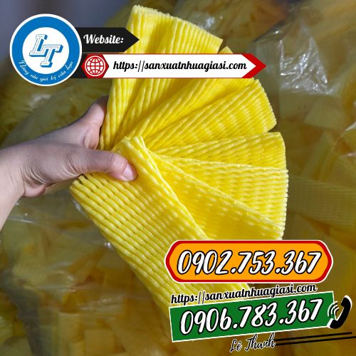 Xốp bọc trái cây màu vàng Xốp bọc trái cây màu vàng