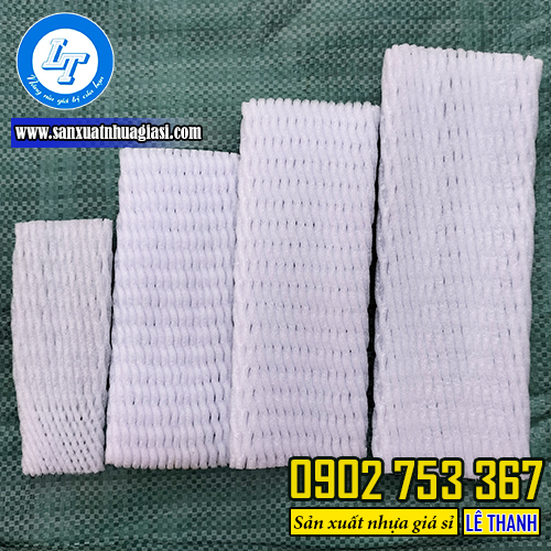 Kích thước xốp lưới bọc trái cây