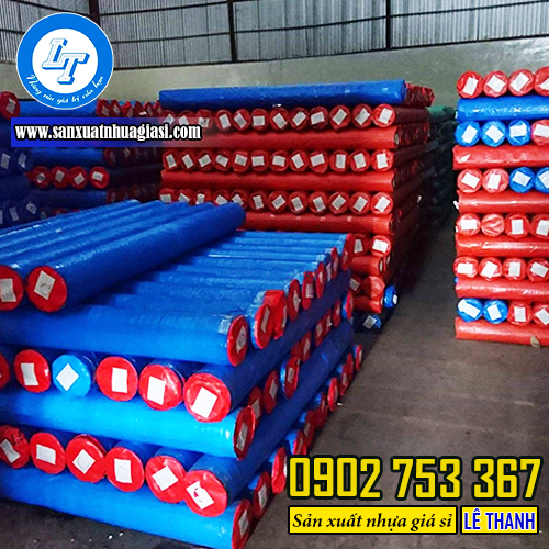 Bạt nhựa xanh cam giá sỉ rẻ