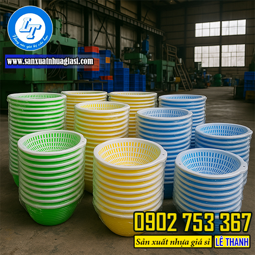Xưởng sản xuất bộ thau rổ nhựa chất lượng Xưởng sản xuất bộ thau rổ nhựa chất lượng