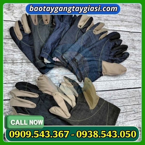 Găng tay vải jean giá rẻ