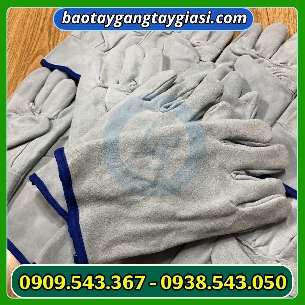 Găng tay da hàn loại ngắn Găng tay da hàn loại ngắn