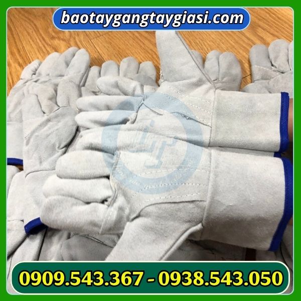 Găng tay da hàn loại ngắn Găng tay da hàn