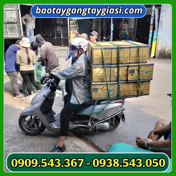 Xuất kho găng tay y tế Găng tay y tế latex có bột