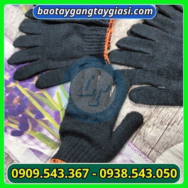 Găng tay len xám đen 70g Găng tay len xám đen 70g