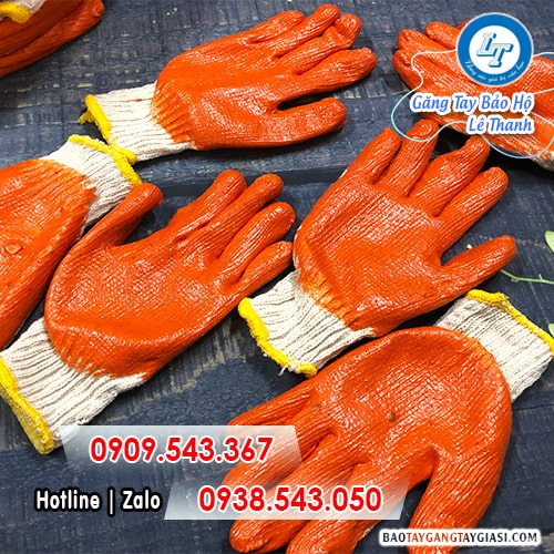 Bao tay len nhúng nhựa giá sỉ Bao tay len nhúng nhựa giá sỉ