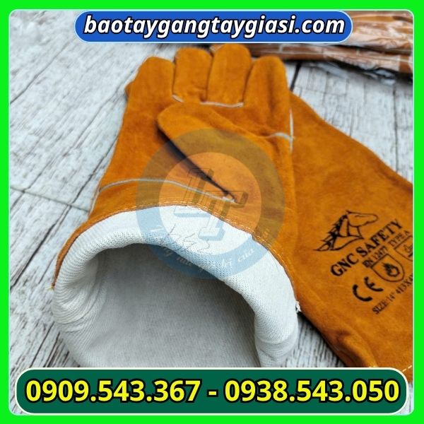 Găng tay da hàn 2 lớp Găng tay da hàn 2 lớp