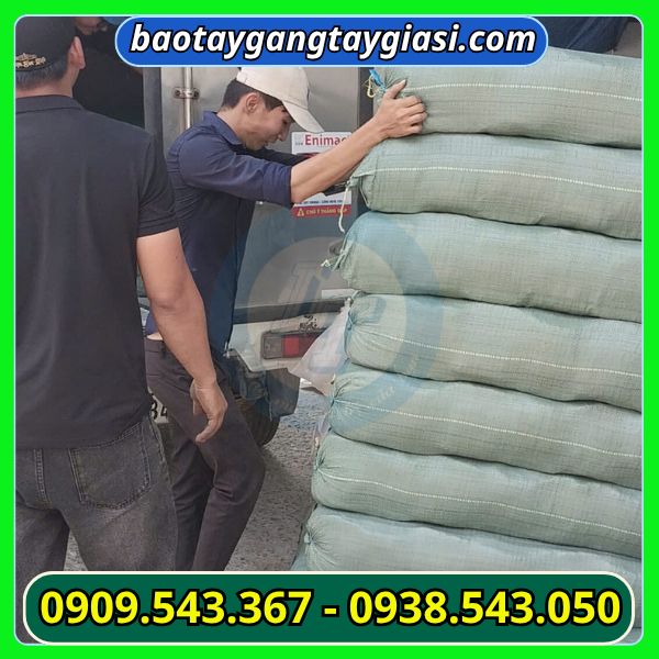 Giao hàng Găng tay len muối tiêu 90g Găng tay len muối tiêu 90g