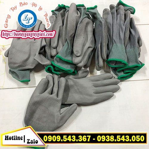 Găng tay phủ PU xám Găng tay phủ PU xám