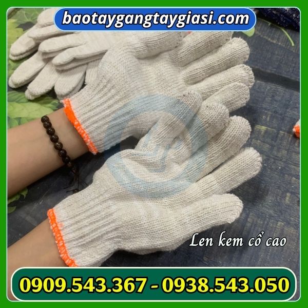 Găng tay len kem cổ cao Găng tay len kem cổ cao