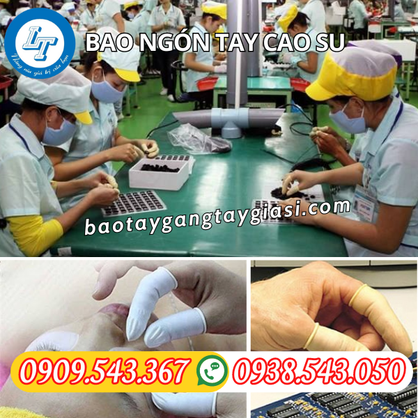 Ứng dụng Bao ngón tay cao su Bao ngón tay cao su