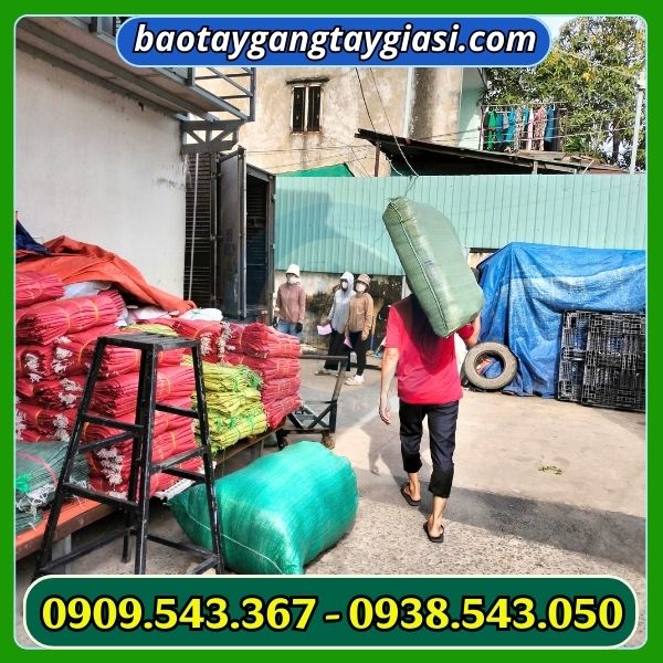 Găng tay vai kaki 2 lớp Găng tay vai kaki 2 lớp