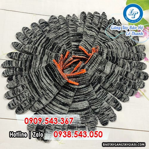 Găng tay len muối tiêu Găng tay len muối tiêu