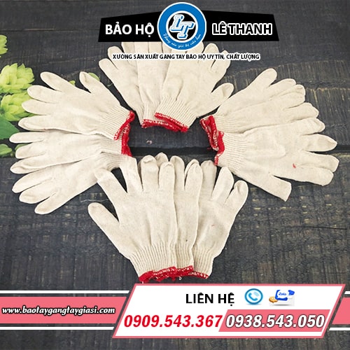 Bao tay len trắng công nghiệp Bao tay len trắng công nghiệp