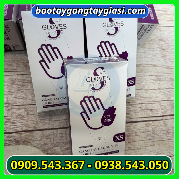 Sỉ găng tay latex có bột Sỉ găng tay latex có bột