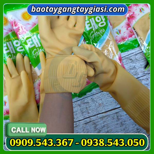 Găng tay cao su mặt trời Găng tay cao su mặt trời