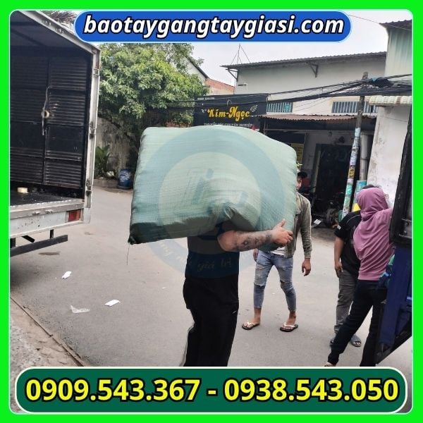 Găng tay giá sỉ giao hàng nhanh Găng tay phủ PU ngón size S