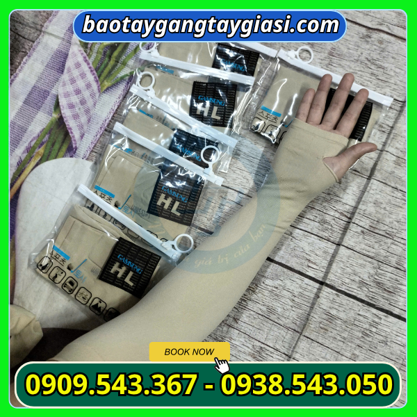 Ống tay chống nắng xỏ ngón tiên lợi Ống tay chống nắng xỏ ngón