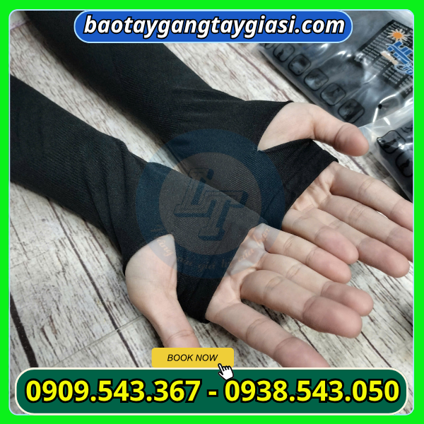 Ống tay chống nắng xỏ ngón Ống tay chống nắng xỏ ngón