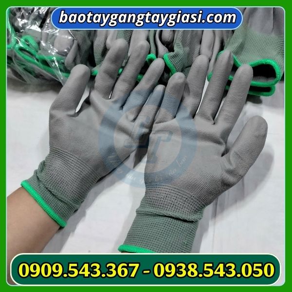 Găng tay phủ pu lòng bàn tay Găng tay phủ pu giá tốt