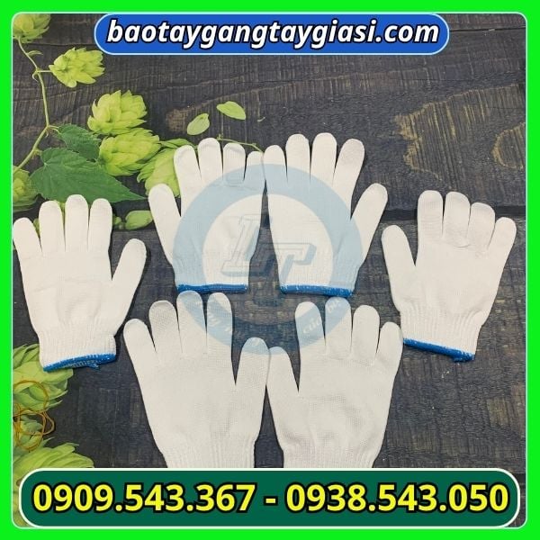 Găng tay len poly 50g Găng tay len poly 50g