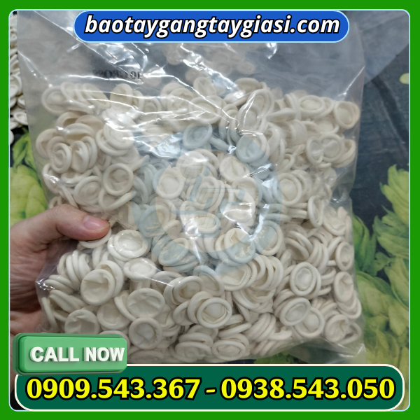 Bao ngón tay cao su 1 bich 300gam Bao ngón tay cao su có đai giá rẻ