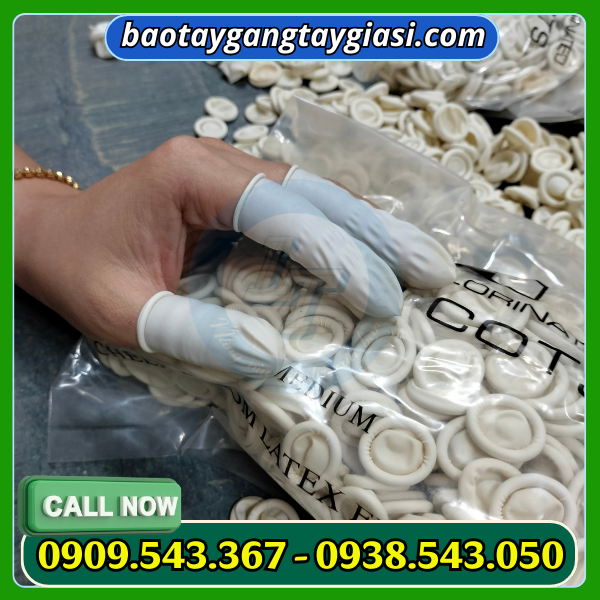 Bao ngón tay cao su có đai Bao ngón tay cao su có đai
