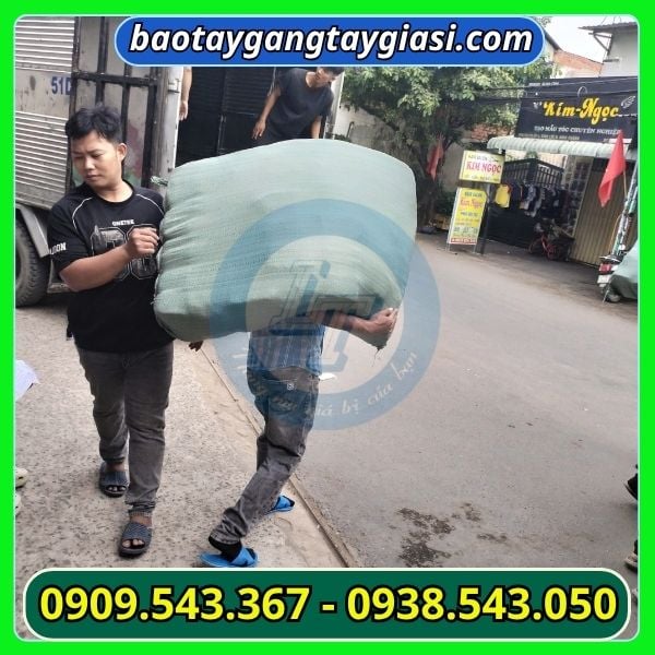 Găng tay len muối tiêu 60g Găng tay len muối tiêu 60g