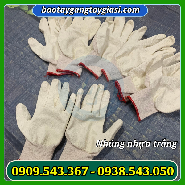 Găng tay len nhúng nhựa Găng tay len nhúng nhựa