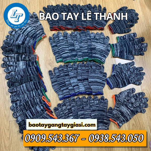 Găng tay len muối tiêu Găng tay len muối tiêu