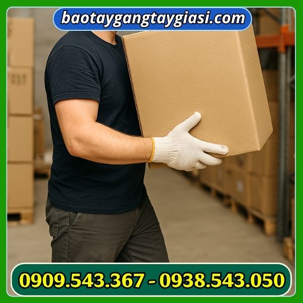 Ứng dụng găng tay len Găng tay len poly 40g