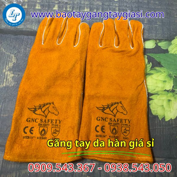 Găng tay da hàn con ngựa Găng tay da hàn