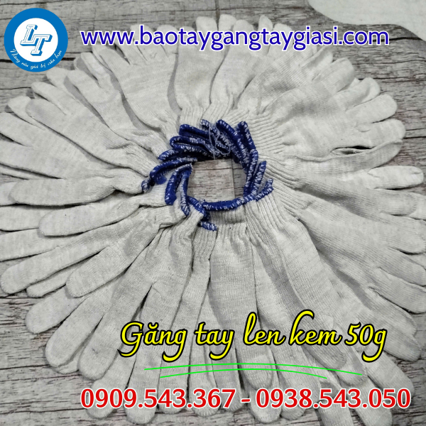 Găng tay len kem 50g Găng tay len kem 50g