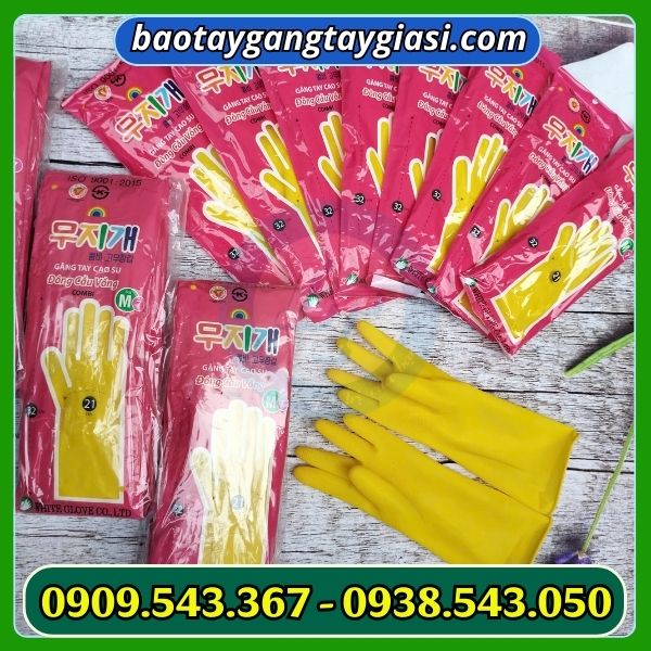 Găng tay cao su rửa bát giá sỉ rẻ Găng tay cao su rửa bát