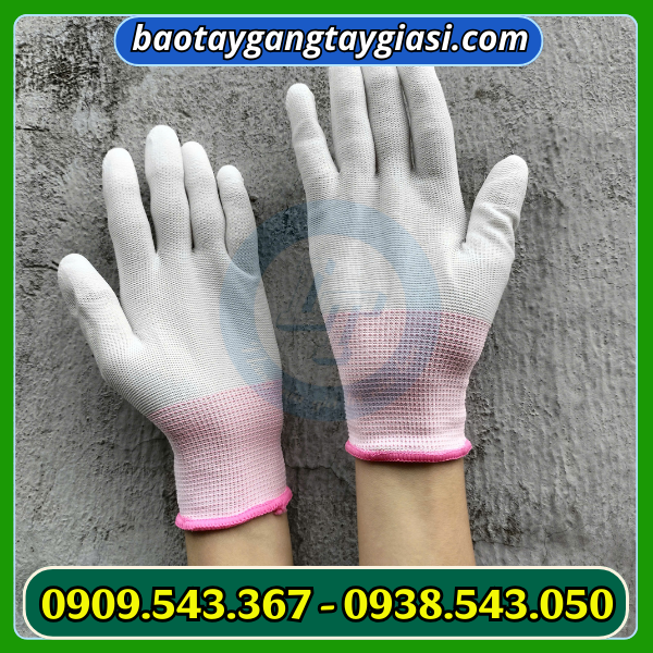 Găng tay phủ PU size đeo ôm tay Găng tay phủ PU size