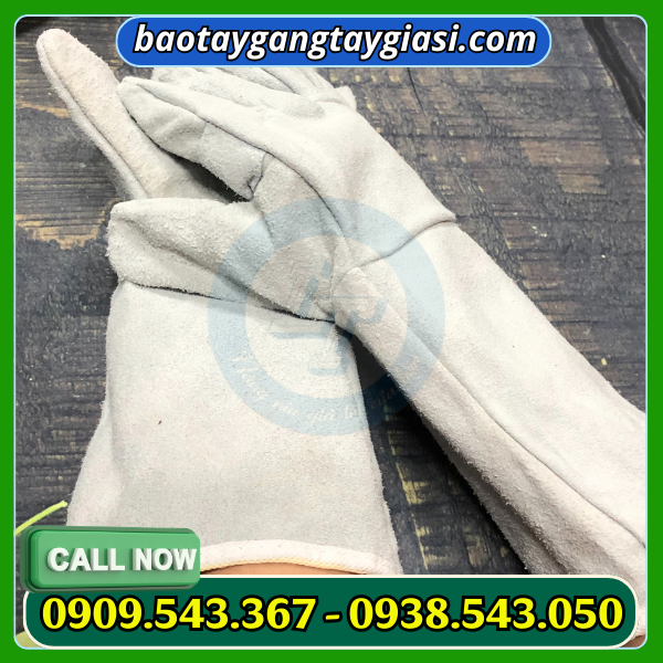 Găng tay da hàn loại dài Găng tay da hàn loại dài