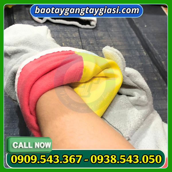 Găng tay da hàn cao cấp có lớp lót mịn màng Găng tay da hàn cao cấp