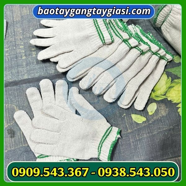 Găng tay len kem 2 viền Găng tay len kem 2 viền