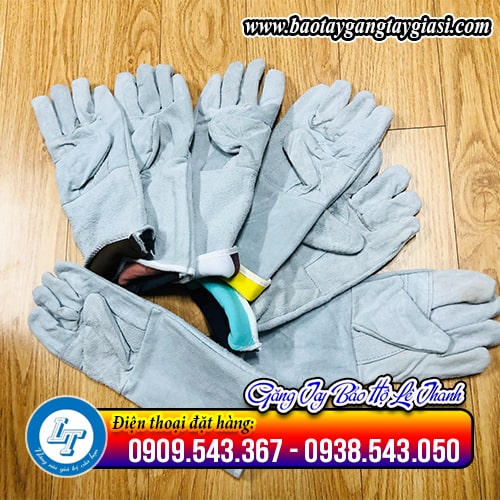 Găng tay da hàn 2 lớp Găng tay da hàn 2 lớp