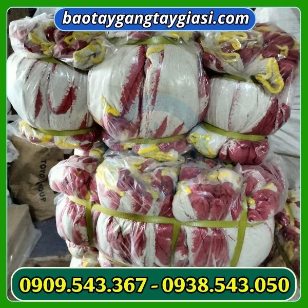 Găng tay nhúng nhựa đỏ giá sỉ Găng tay nhúng nhựa đỏ giá sỉ