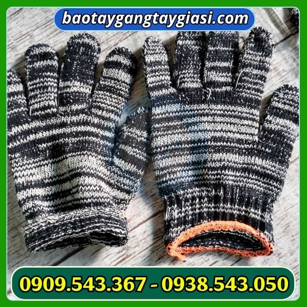 Găng tay len muối tiêu 70g bền đẹp Găng tay len muối tiêu 70g giá rẻ