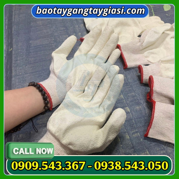 Găng tay len phủ cao su Găng tay len phủ cao su