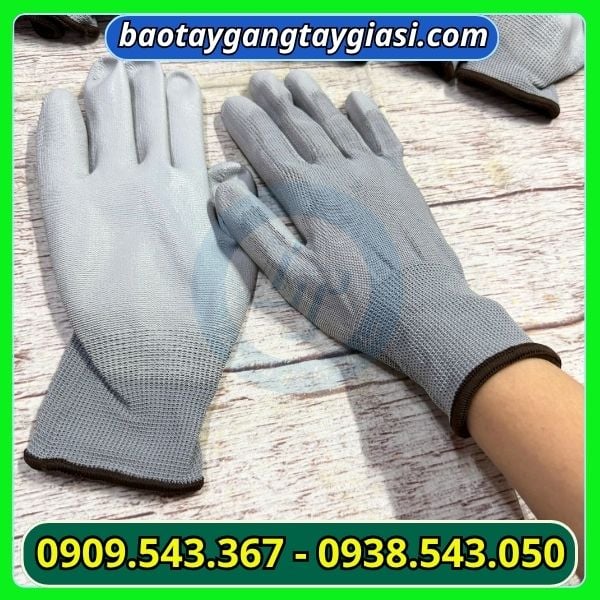 Găng tay phủ Pu giá sỉ hcm Găng tay phủ Pu giá sỉ