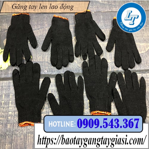 Găng tay len lao động Găng tay len lao động