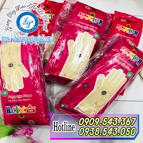 Găng tay cao su Đông Cầu Vồng combi