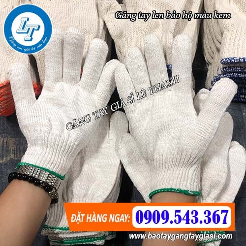 bán sỉ găng tay len bảo hộ màu kem giá rẻ chất lượng bán sỉ găng tay len bảo hộ màu kem giá rẻ chất lượng